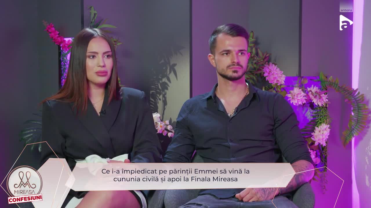 Mireasa: Confesiuni sezonul 7, 21 iulie 2025. Ce i-a &icirc;mpiedicat pe părinții Emmei să vină la Finala Mireasa