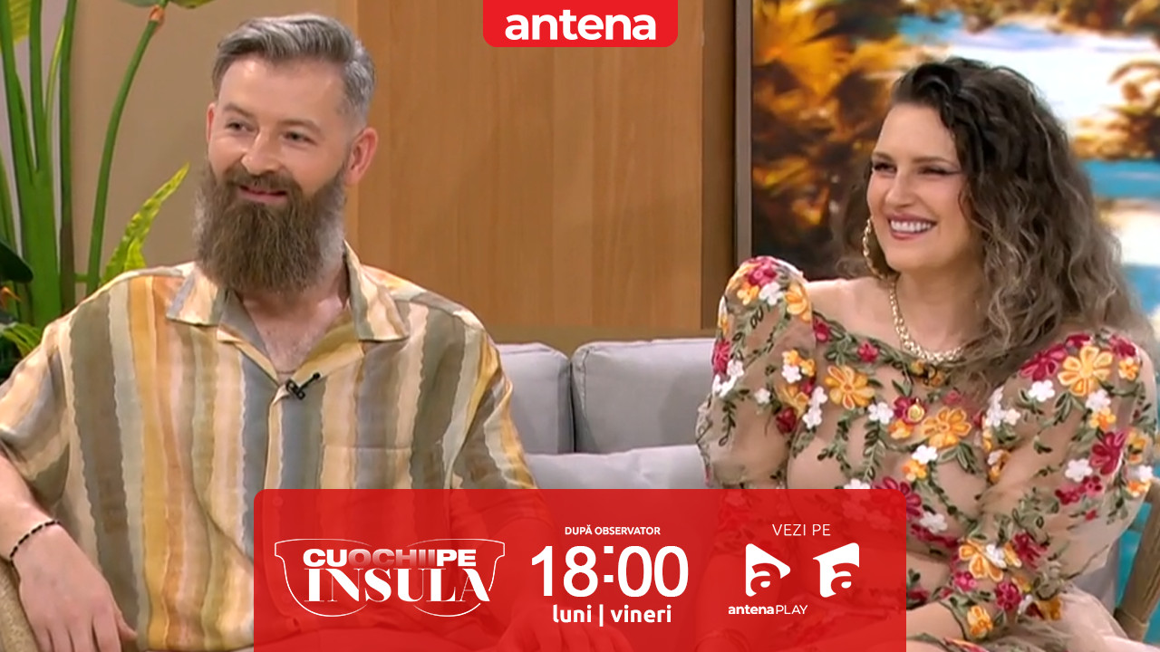 Cu ochii pe Insulă, sezonul 1, 22 iulie 2025. Trei cupluri de vedete comentează fără filtre ce se &icirc;nt&acirc;mplă &icirc;n noul sezon Insula Iubirii