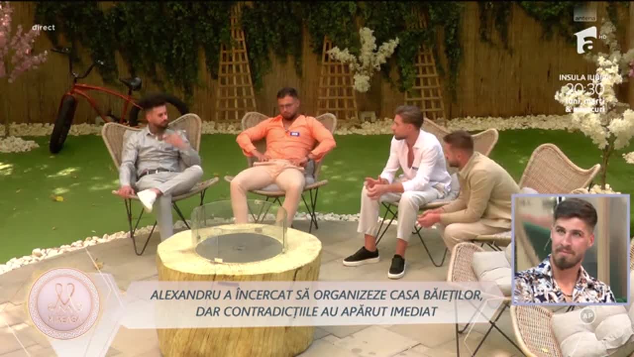 Mireasa sezonul 12, 6 august 2025. Băieții s-au sfătuit și l-au ales pe Alexandru șeful casei