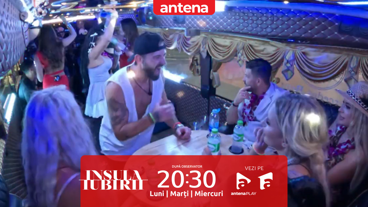 Insula iubirii Sezonul 9, 6 august 2025. Concurenții și ispitele feminine s-au urcat într-un party bus și au făcut show în cluburile din Phuket!