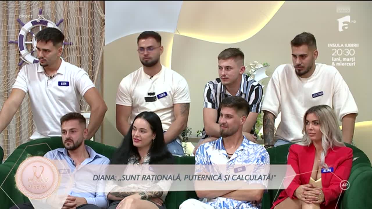 Mireasa sezonul 12, 12 august 2025. Ce așteptări are Diana de la viitorul iubit