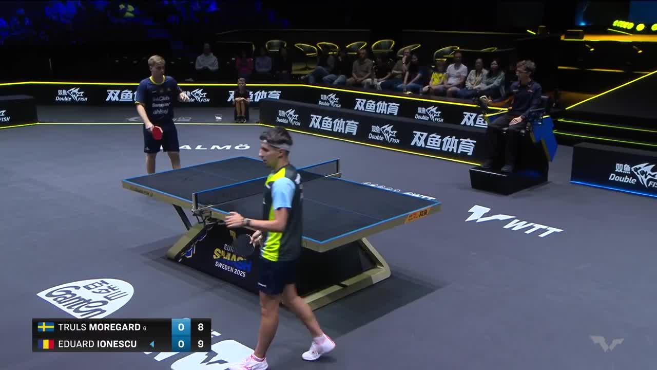 Tenis de masă | WTT Europe Smash - Sweden 2025: Eduard Ionescu vs. Truls Moregard