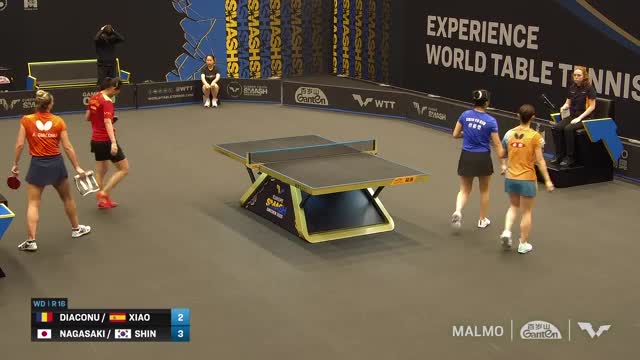 Tenis de masă | WTT Europe Smash - Sweden 2025: Diaconu/Xiao vs. Nagasaki/Shin