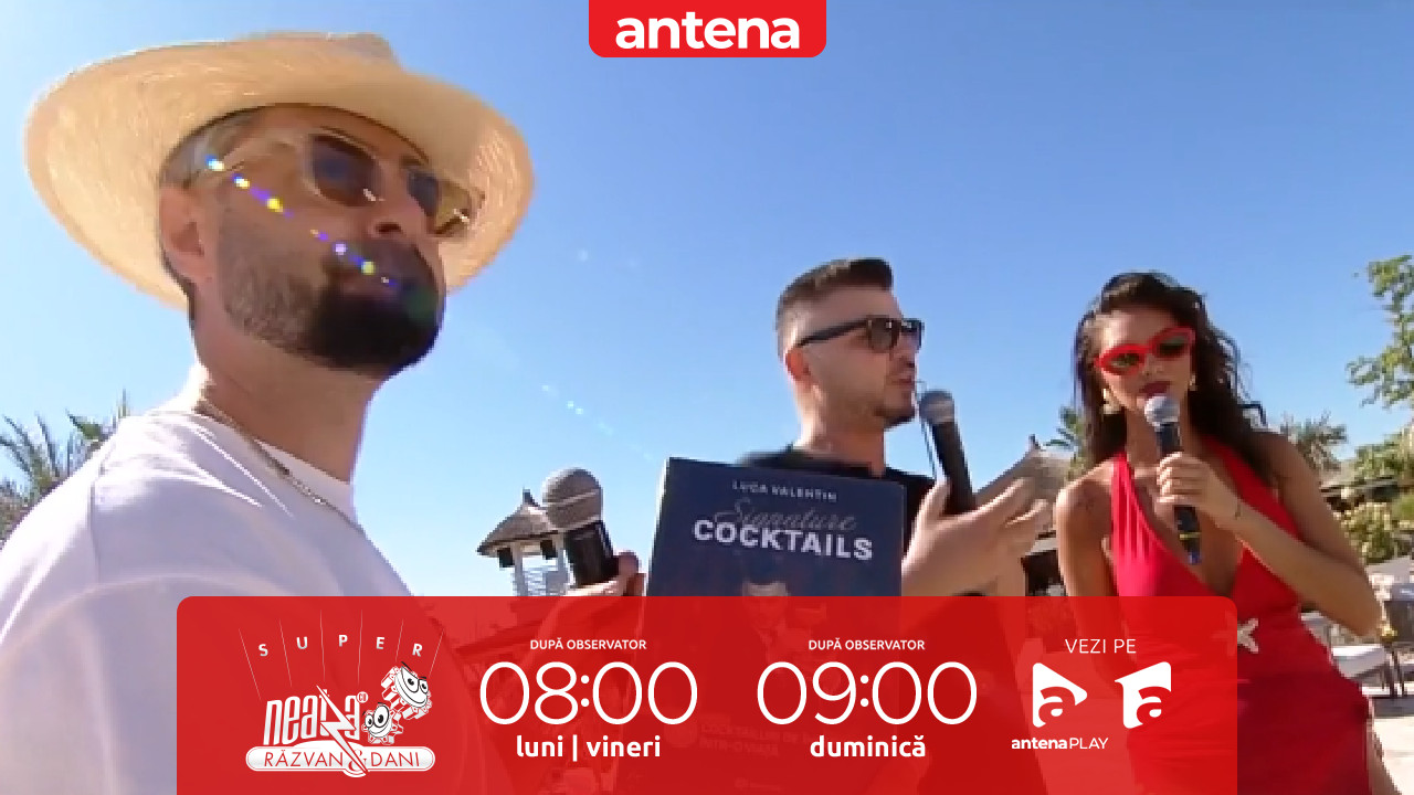 Super Neatza, 29 august 2025. Luca Valentin, turneu național de lansare a primei sale cărți: Signature Cocktails