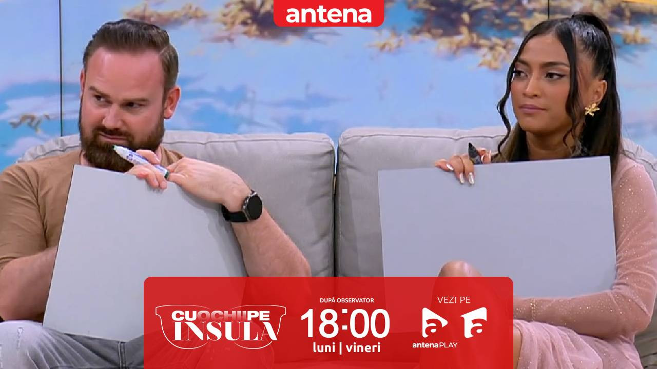 Cu ochii pe Insulă, sezonul 1, 4 septembrie 2025. Test de cunoaștere în cuplu! Ce știu vedetele despre partenerii lor