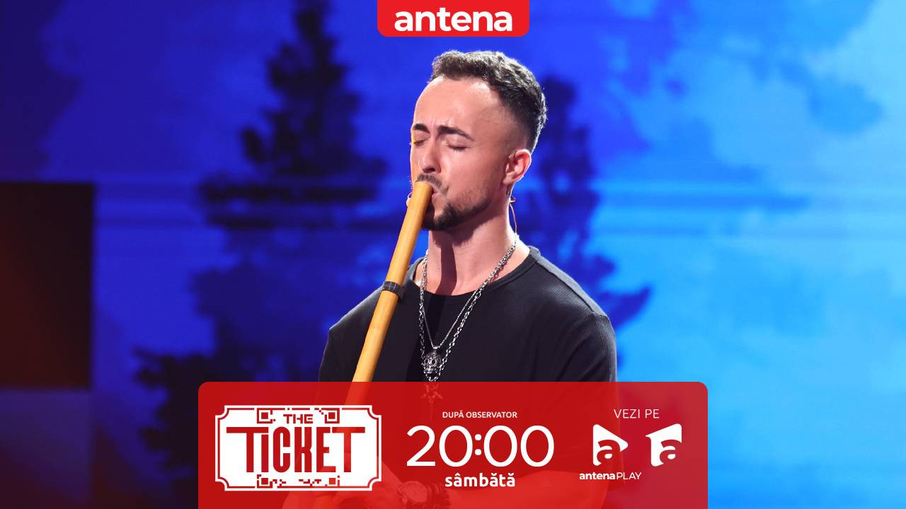 The Ticket, Sezonul 1, 6 septembrie 2025. Gabriel Sucea cucerește scena cu sunetul cavalului, un instrument tradițional românesc