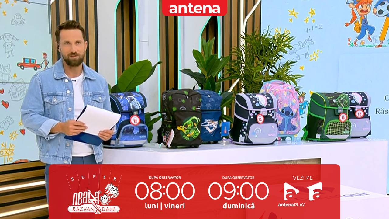 Super Neatza, 8 septembrie 2025. „Super Scoala”, concurs cu premii pentru cei mici! Ce a câștigat Carmen Tufeanu