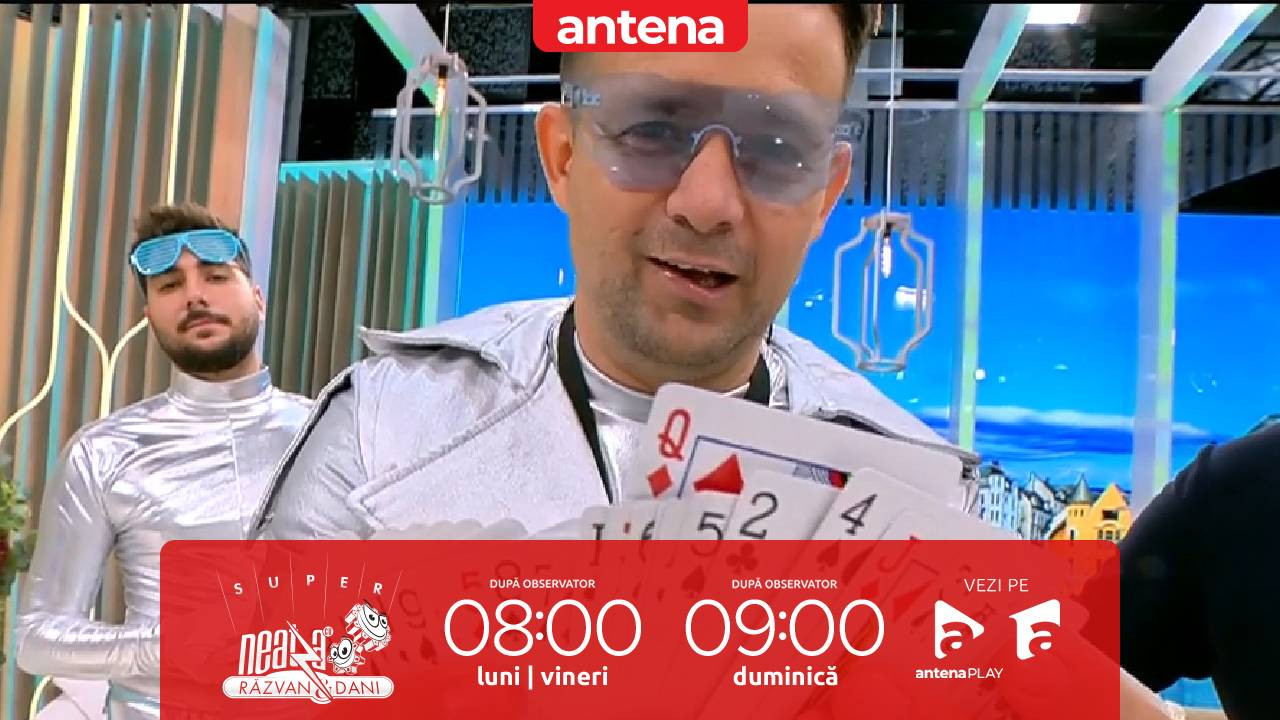 Super Neatza, 10 septembrie 2025. Magicianul Robert Tudor, trucuri spectaculoase cu cărți de joc