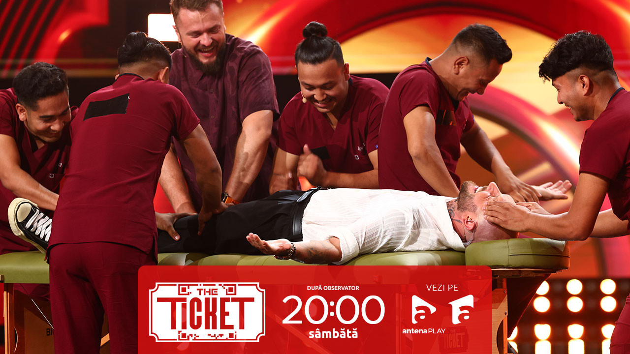 The Ticket, Sezonul 1, 13 septembrie 2025. Bordea și Cortea, clienți de lux la masajul Nepalezilor din Pitești!