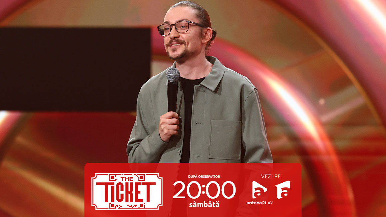 The Ticket, Sezonul 1, 13 septembrie 2025. Dima Cubreacov, stand-up plin de umor: Poftim, așa arăt eu cu iubită!