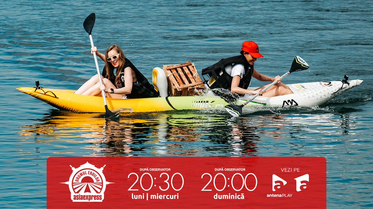 Asia Express, 14 septembrie 2025. Provocarea de pe lac. Cine a căzut &icirc;n apă, dar și ce echipă a ajuns prima la mal