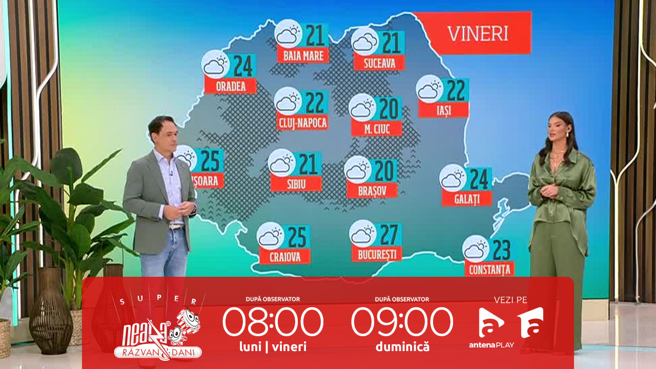 Super Neatza, 17 septembrie 2025. Prognoza meteo cu Ramona Olaru: Vremea se răceşte &icirc;n toată țara