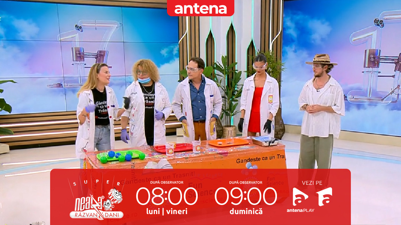 Super Neatza, 5 septembrie 2025. Profesorii Trăsniți, super experimente de ziua lui Cuza