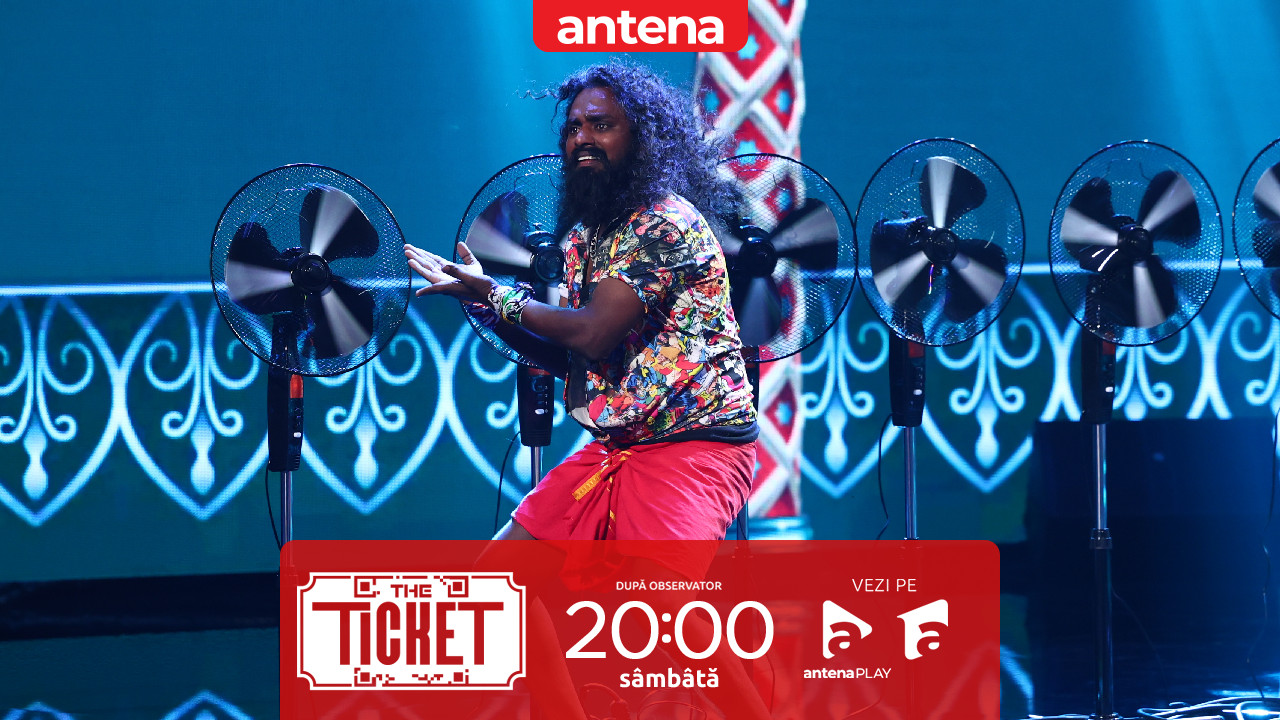 The Ticket, Sezonul 1, 20 septembrie 2025. Kranthi Drillman, un spectacol nerecomandat tuturor! Și-a introdus cuie în nas și limba în ventilatoare