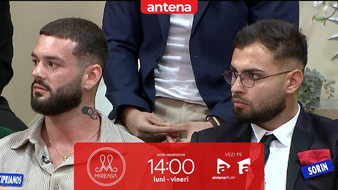 Mireasa sezonul 12, 22 septembrie 2025. Kiprianos, &icirc;n lacrimi din cauza unui conflict cu Sorin! Băieții nu &icirc;l privesc cu ochi buni