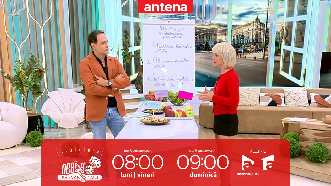 Super Neatza, 22 septembrie 2025. Reeducare alimentară: primii trei pași simpli, dar esențiali