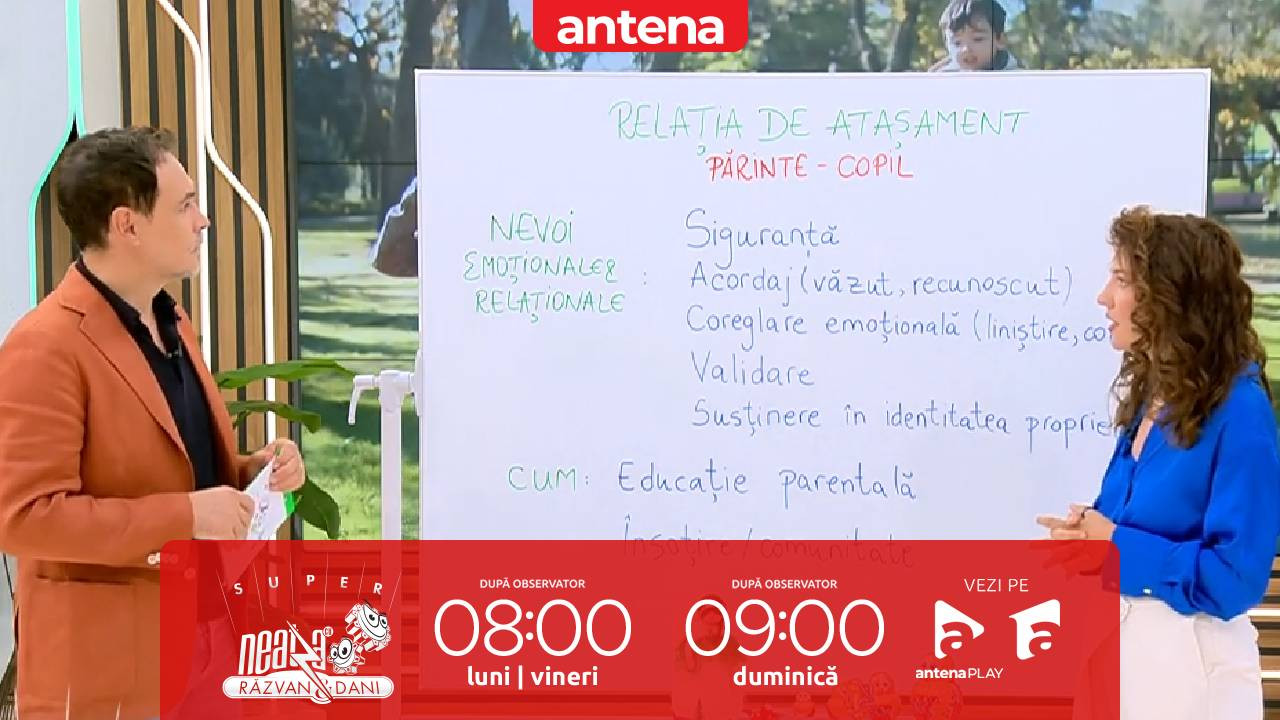 Super Neatza, 22 septembrie 2025. Parenting: Cum să crești un viitor adult sănătos emoțional