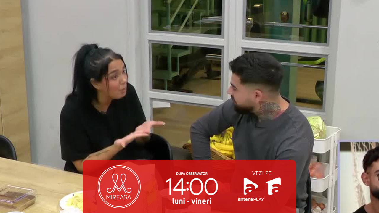 Mireasa sezonul 12, 23 septembrie 2025. Alexandru și Samina, discuție &icirc;n contradictoriu: Asta este răutate