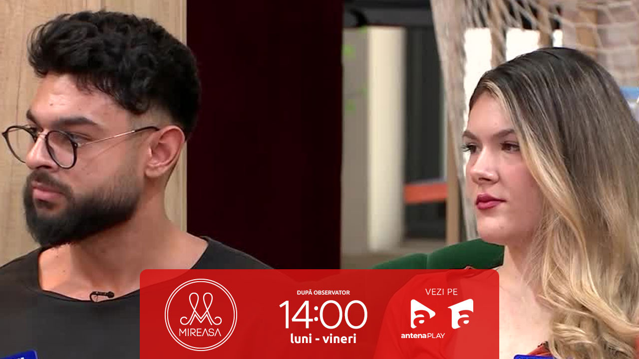 Mireasa sezonul 12, 23 septembrie 2025. Alexandra și Virgil, despre relația lor: Am ales să facem ce simțim
