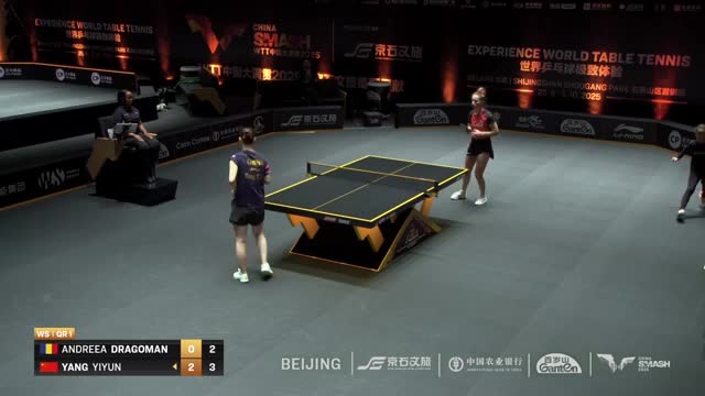 Tenis de masă | WTT China Smash 2025: Andreea Drăgan vs. Yang Yiyun