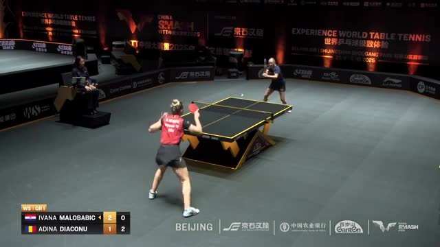 Tenis de masă | WTT China Smash 2025: Ivana Malobabic vs. Adina Diaconu