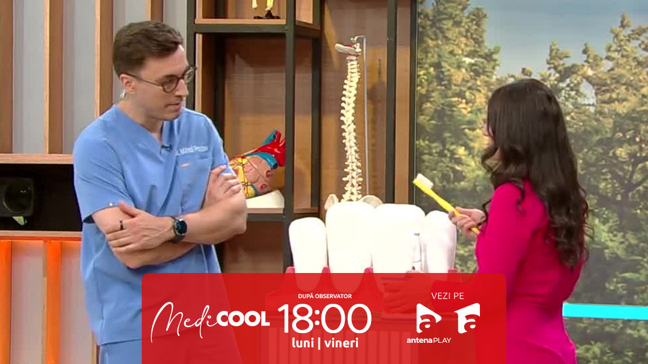 Medicool sezonul 9, 26 septembrie 2025. Cum se face corect periajul dinților