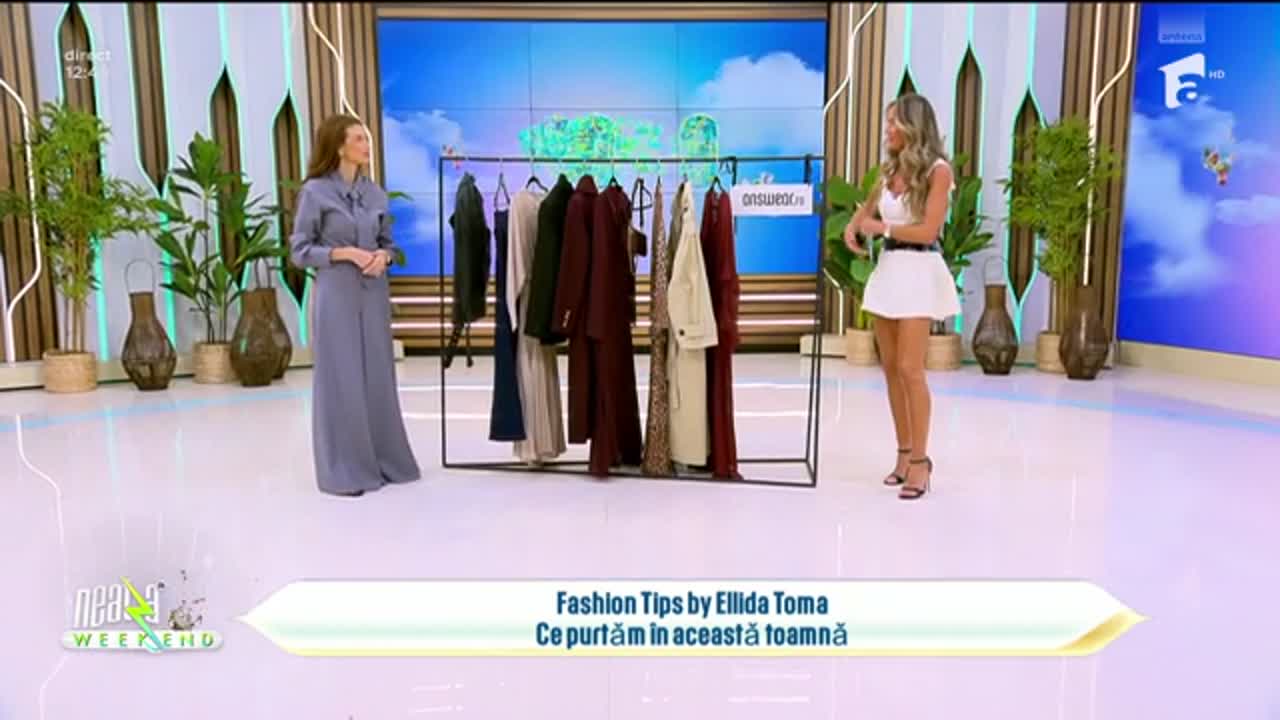 Neatza de Weekend, 28 septembrie 2025. Fashion Tips by Ellida Toma: Ce purtăm &icirc;n această toamnă