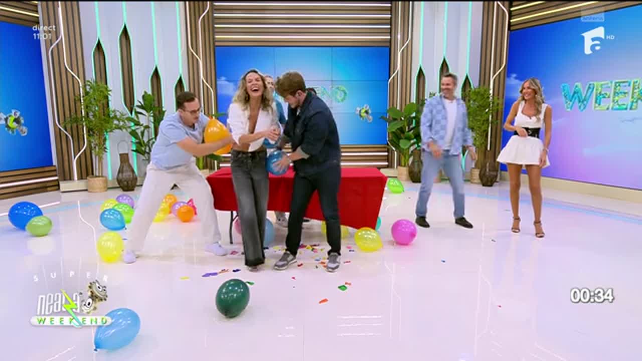 Neatza de Weekend, 28 septembrie 2025. Rubrica "Recorduri de weekend": C&acirc;te baloane poți sparge &icirc;n 7 secunde