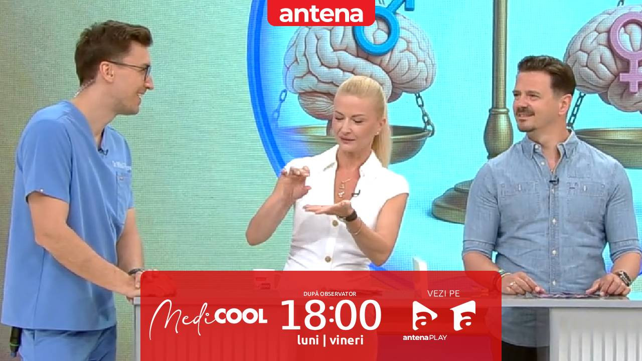 Medicool sezonul 9, 29 septembrie 2025. Creierul barbatului vs. creierul femeii: Cum funcționează? Mituri și adevăruri