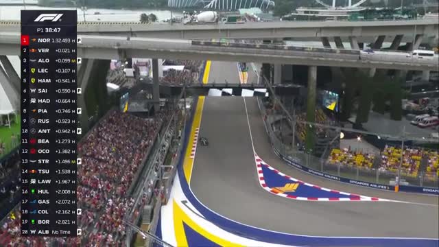 Antrenament 1 | Formula 1: Marele Premiu de la Singapore 2025