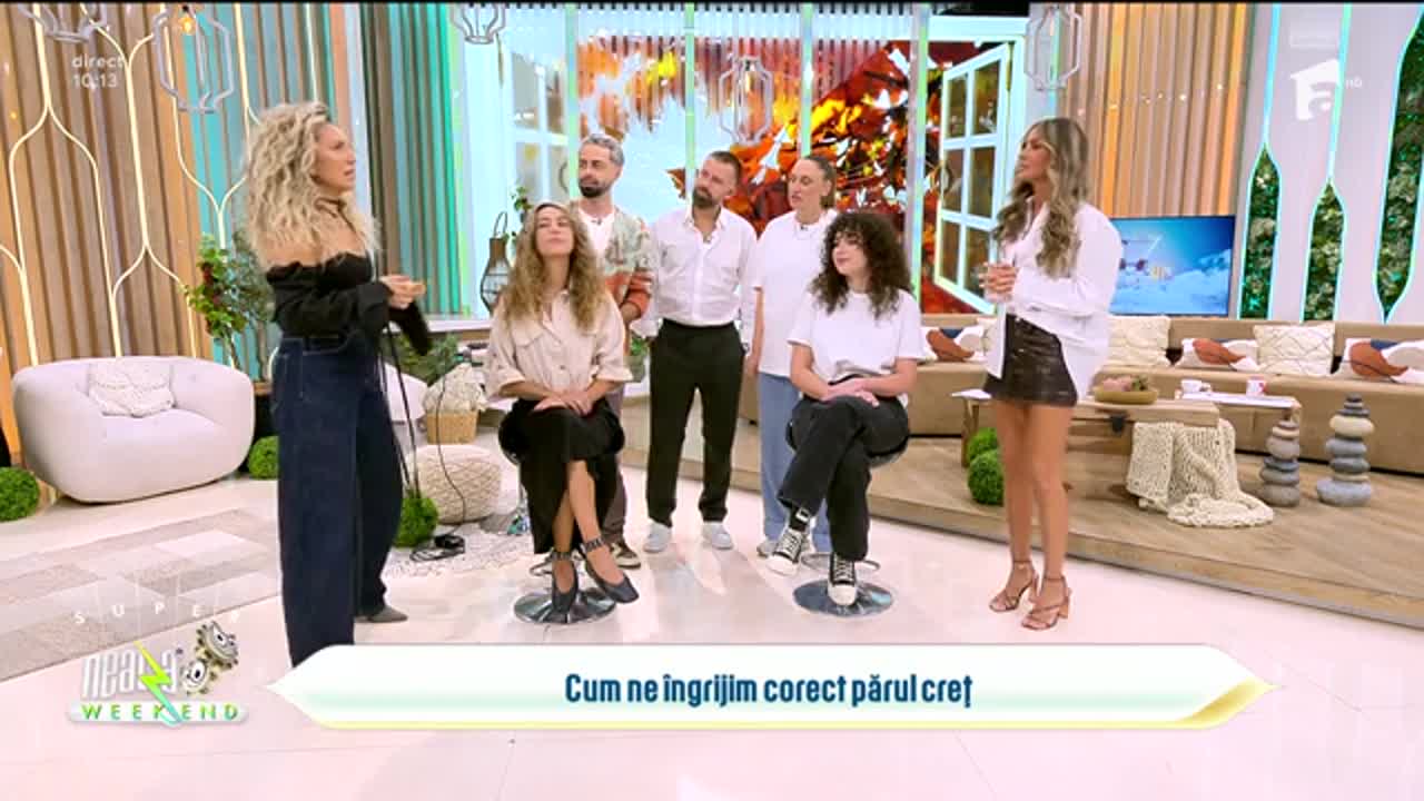 Neatza de Weekend, 5 octombrie 2025. Cum să &icirc;ți &icirc;ngrijești părul creț: tunsori și coafuri ideale
