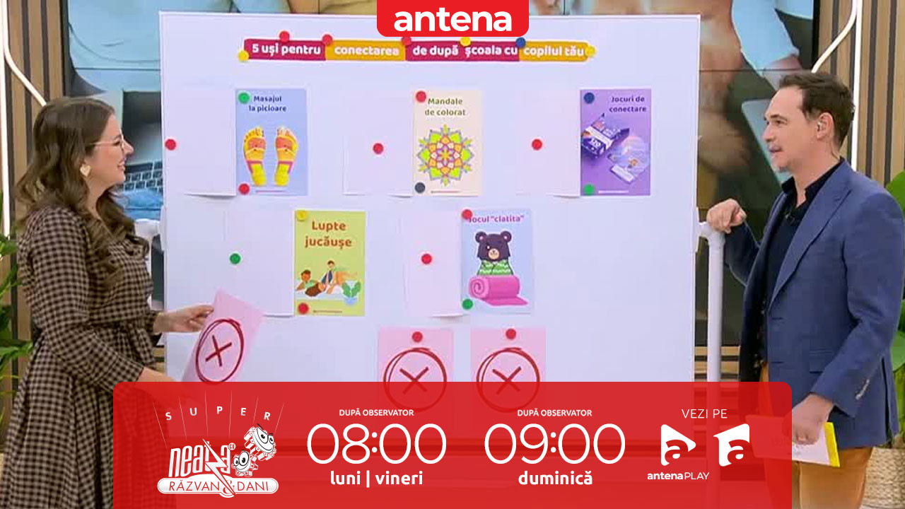 Super Neatza, 6 octombrie 2025. Ce facem cu copiii după şcoală. Propuneri de jocuri şi modalități de conectare