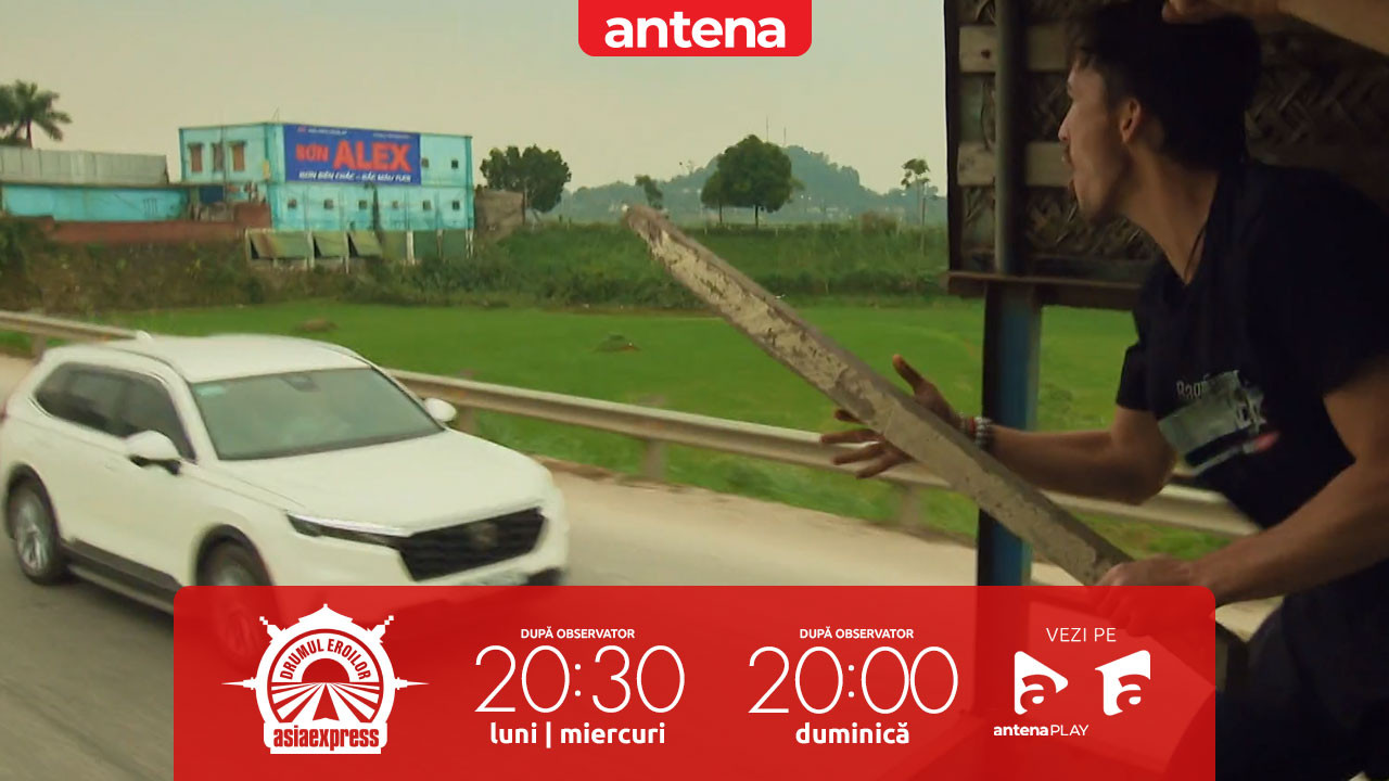 Asia Express, 7 octombrie 2025. Emil Rengle amenință cu un par șoferii din trafic: Rămâi acolo!