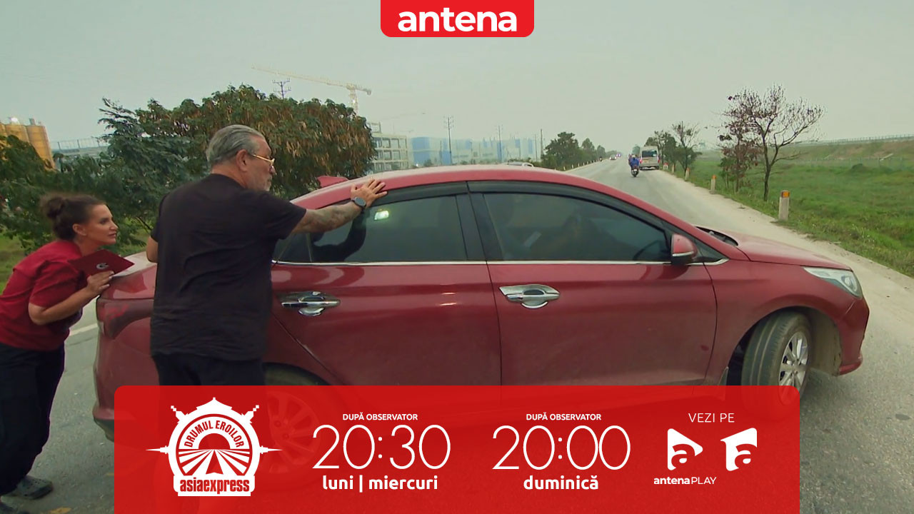 Asia Express, 7 octombrie 2025. Mara Bănică și Serghei Mizil, nevoiți să împingă mașina cu care se deplasau!