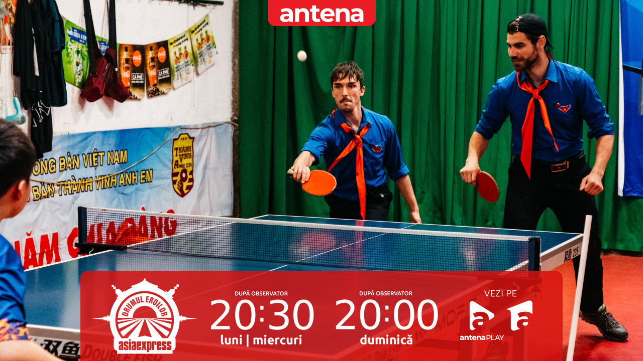Asia Express, 8 octombrie 2025. Cum s-au descurcat echipele la meciurile de tenis de masă