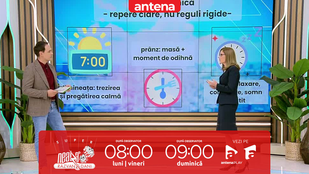Super Neatza, 9 octombrie 2025. Cum organizăm rutina zilnică a celor mici