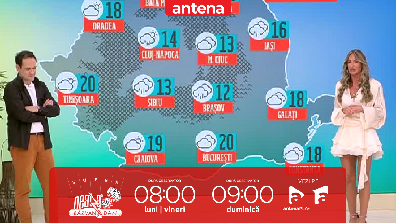 Super Neatza, 10 octombrie 2025. Prognoza meteo cu Ramona Olaru: Cer mai mult noros şi ploi slabe &icirc;n centrul şi nord-estul ţării