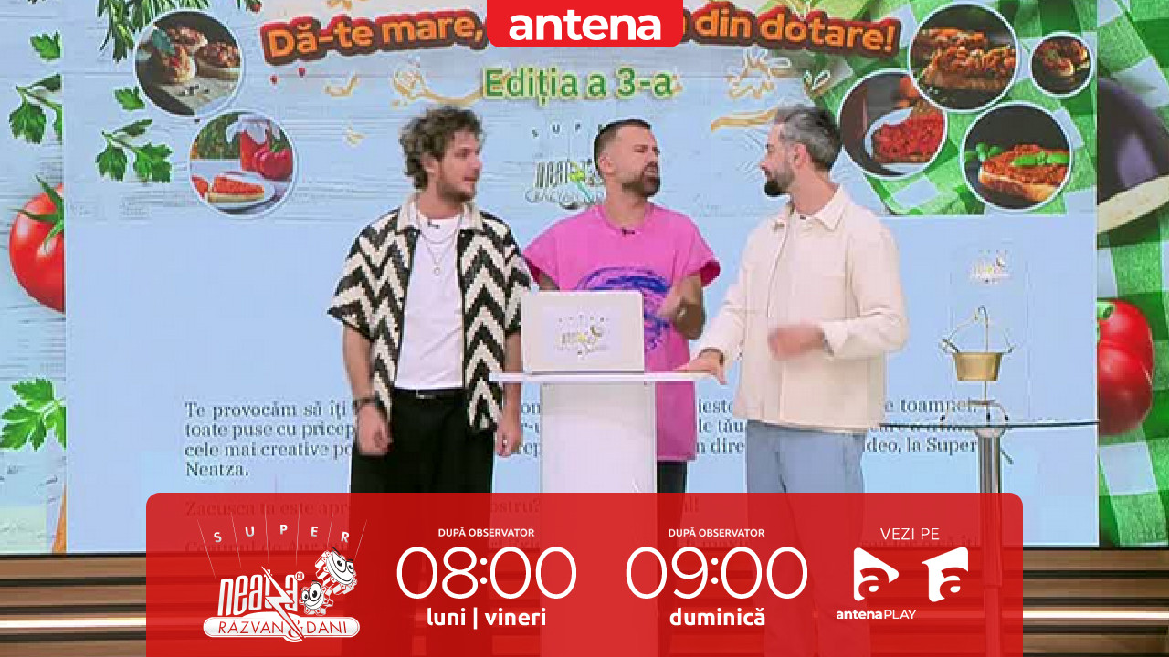 Super Neatza, 10 octombrie 2025. Concursul &rdquo;Dă-te mare, cu zacusca din dotare!&rdquo;. Cum s-a descurcat Ana Maria Dăescu