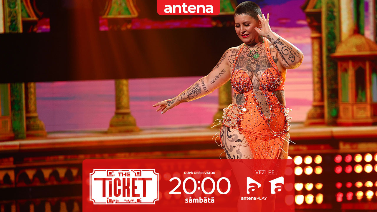 The Ticket, Sezonul 1, 11 octombrie 2025. Maria Moldovan, alias Pathos, dans exotic pe ritmuri orientale