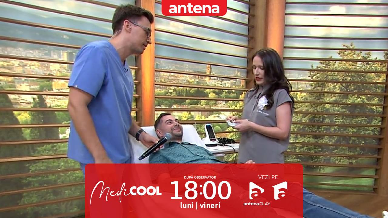 Medicool sezonul 9, 13 octombrie 2025. Prima albire dentară cu laserul, în platou