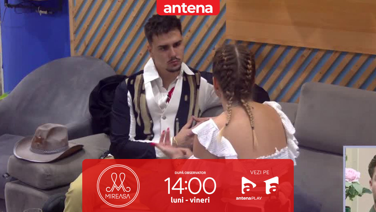Mireasa sezonul 12, 13 octombrie 2025. Ștefania nu este interesată de Adin: Este prima dată c&acirc;nd o fată mă refuză