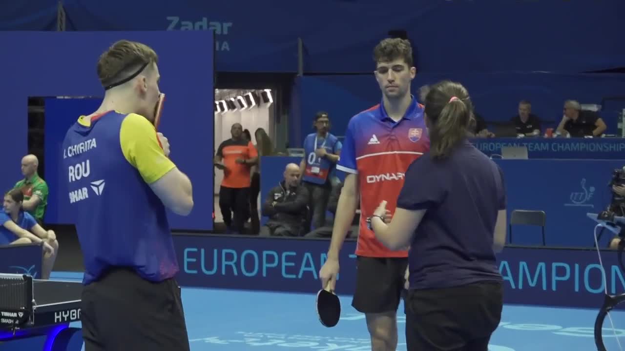 Campionatul European de tenis de masă pe echipe | Zadar 2025: Jakub Zelinka vs. Iulian Chiriță