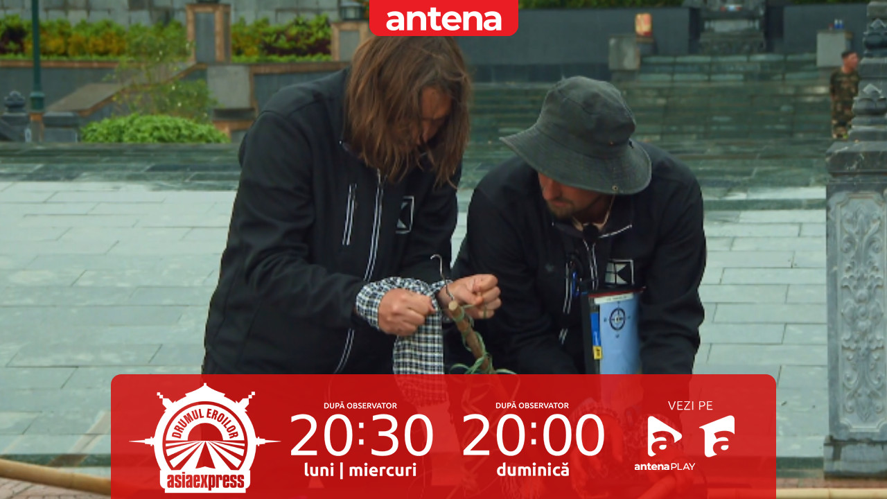 Asia Express, 14 octombrie 2025. O nouă probă de îndemânare a stabilit ordinea plecării în cursă! Concurenții au fost legați cu cătușe