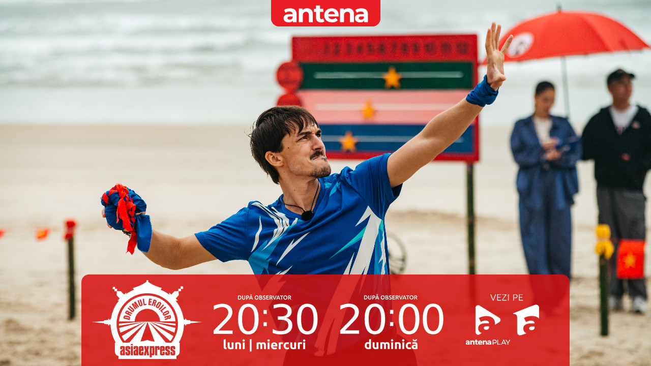 Asia Express, 15 octombrie 2025. Ultimul joc al amuletei: concurenții, puși să arunce cu săculeții într-un cerc aflat la înâlțime