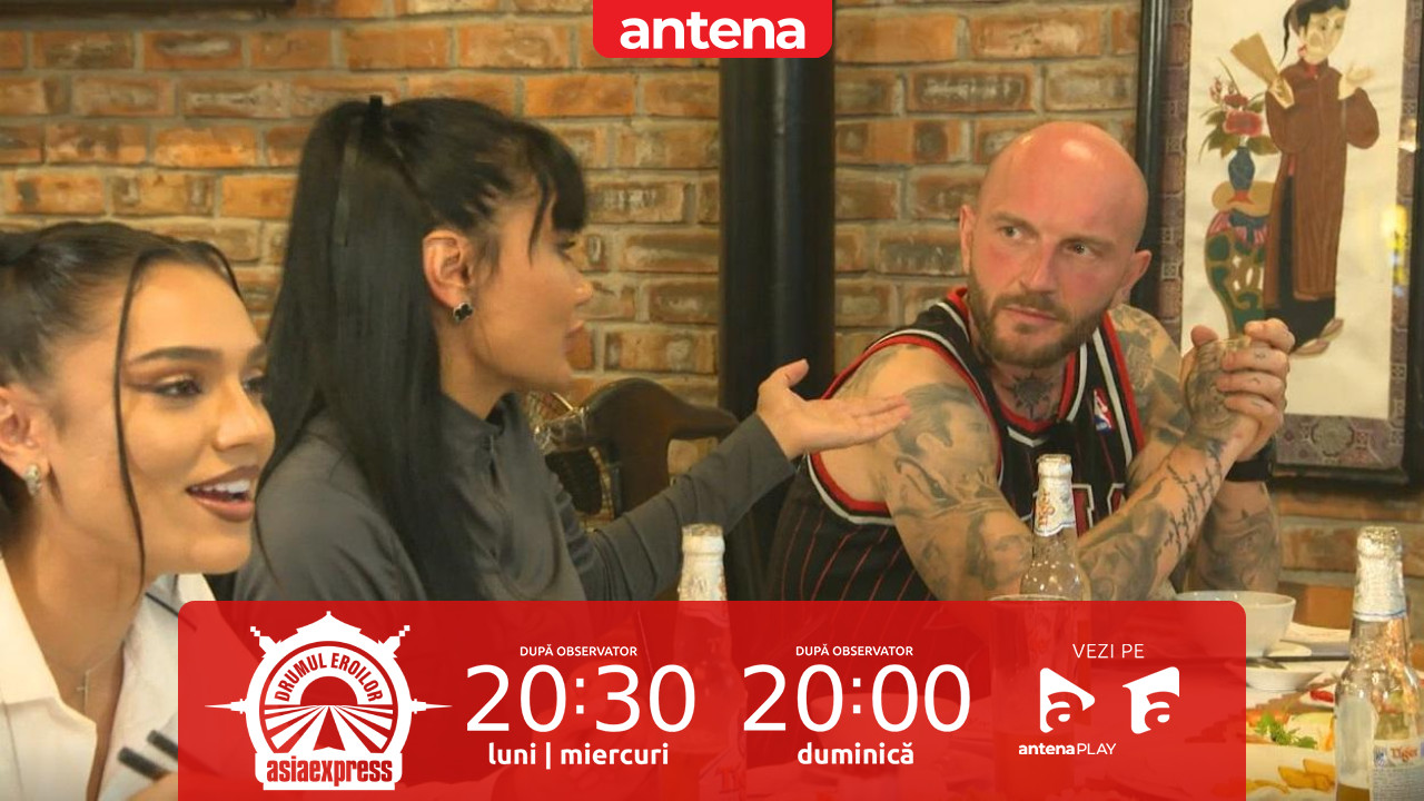 Asia Express, 16 octombrie 2025. Cum a reacționat Olga Barcari când a dat nas în nas cu Cătălin Bordea, la masa imunilor