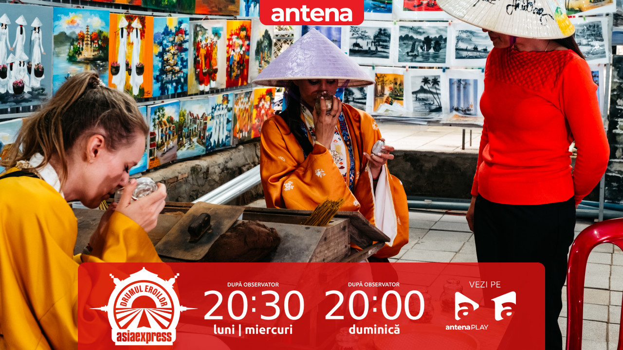 Asia Express, 16 octombrie 2025. Echipele, provocate să recunoască, în vietnameză, cinci din șase arome diferite