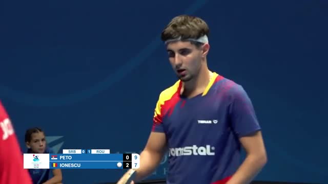 Campionatul European de tenis de masă pe echipe | Zadar 2025: Zsolt Peto vs. Eduard Ionescu