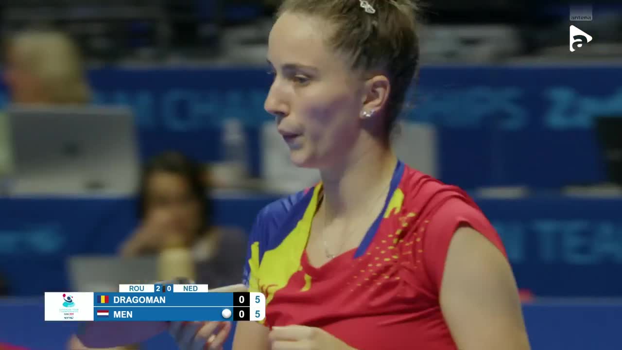 Campionatul European de tenis de masă pe echipe | Zadar 2025: Andreea Dragoman vs. Shuohan Men