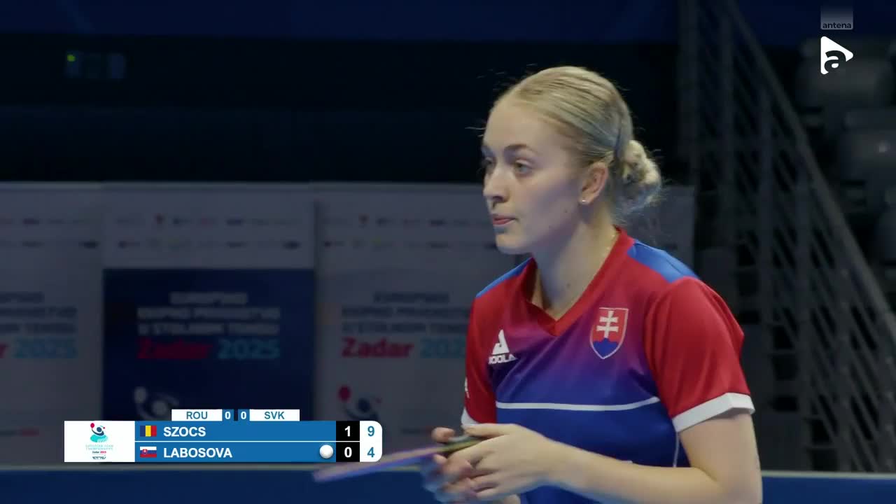 Campionatul European de tenis de masă pe echipe | Zadar 2025: Bernadete Szocs vs. Ema Labosova