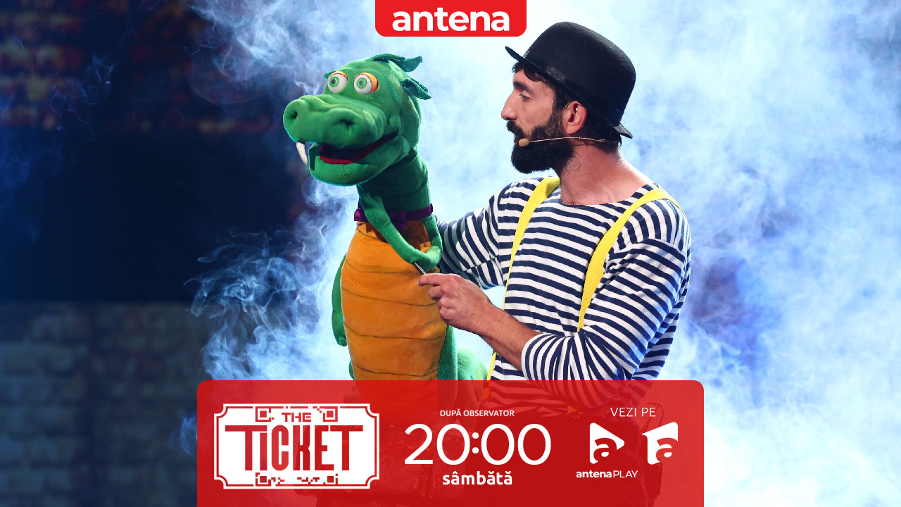 The Ticket, Sezonul 1, 18 octombrie 2025. Bogdan Contineac și Colțișor, un număr foarte amuzant de ventrilocie
